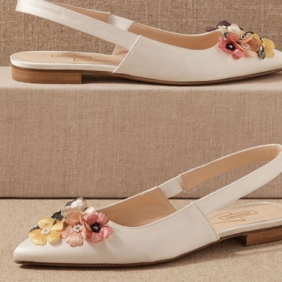 BHLDN pokemaoke sling backs new size 37 - Picture 1 of 5